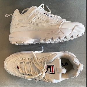 Disruptor II Premium Sneaker in White Patent